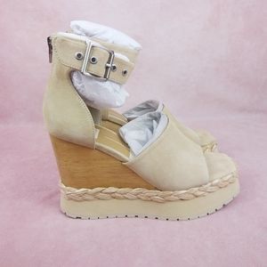 📦 Sale - Dolce Vita Parle Two-Piece Wedge Sandals - Women's size 8.5